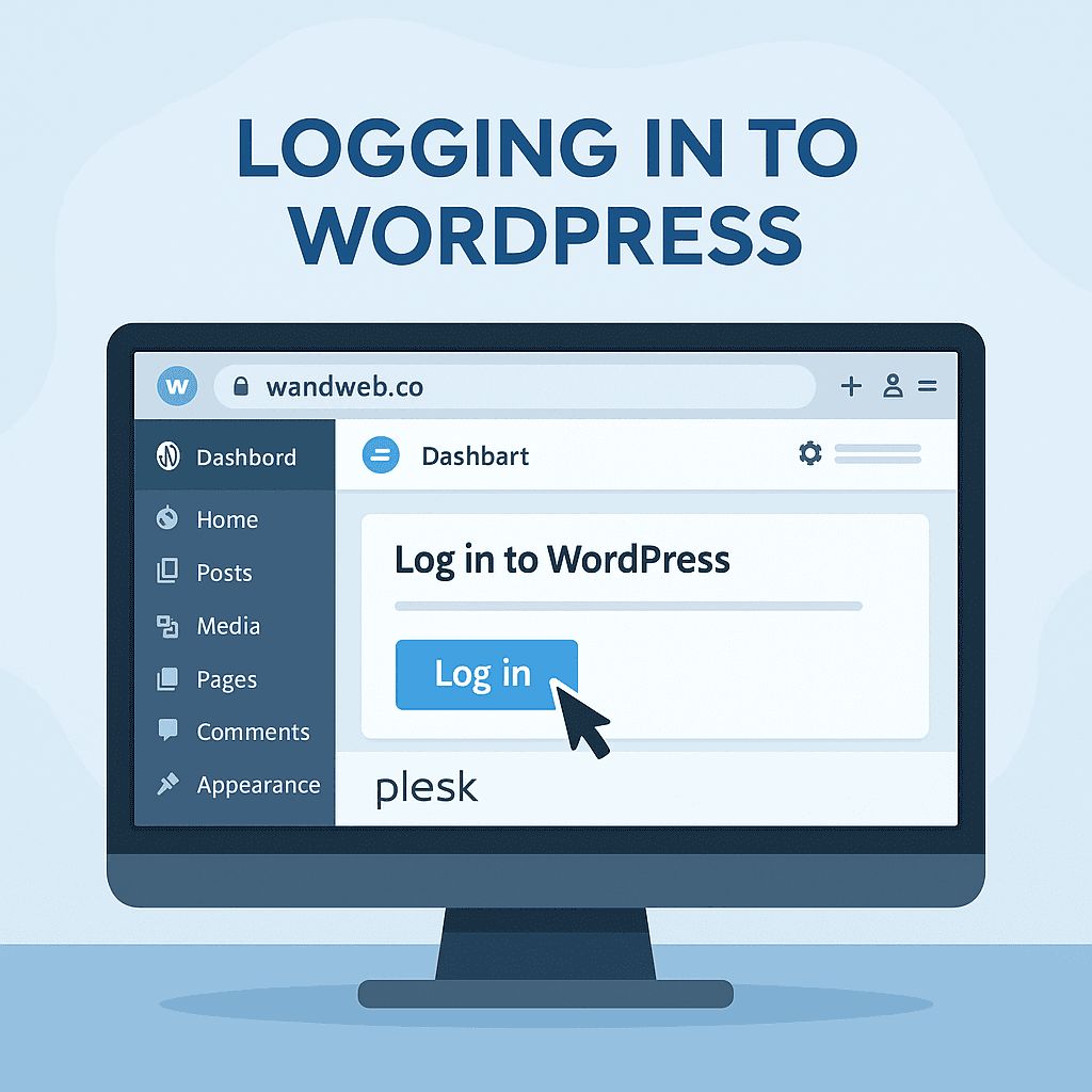 How to Log In to WordPress via the WandWeb Hosting Dashboard (Plesk)