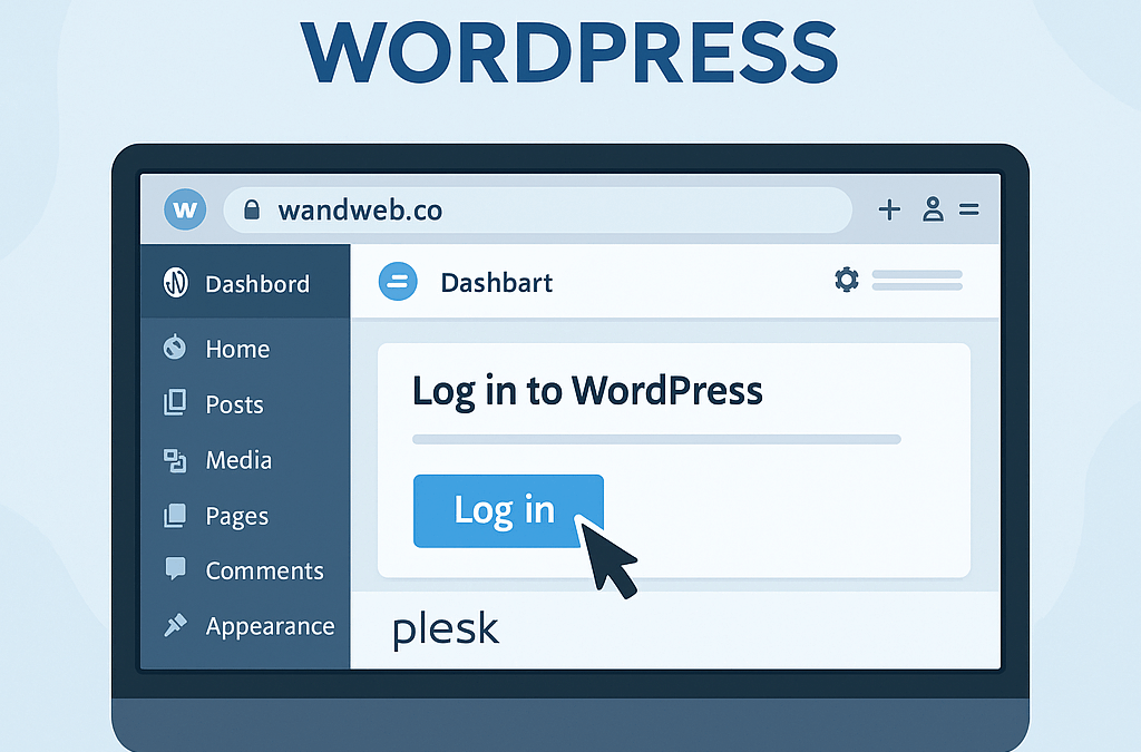 How to Log In to WordPress via the wandweb.co Hosting Dashboard (Plesk)