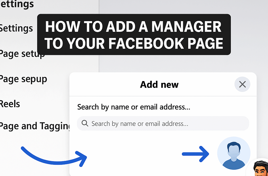 How to add a manager to your Facebook Page