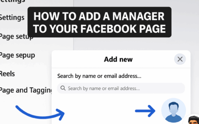 How to add a manager to your Facebook Page